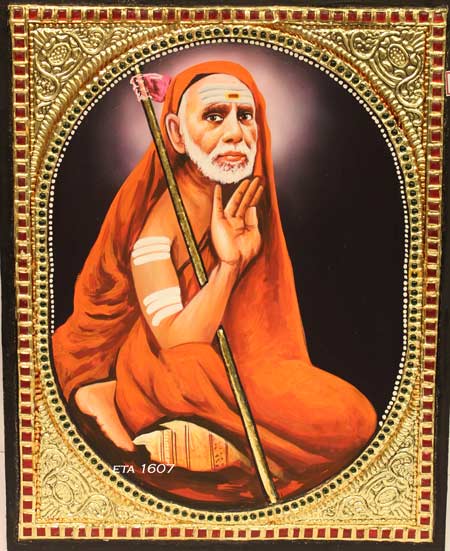 Kanchi Maha Periyava Tanjore Painting