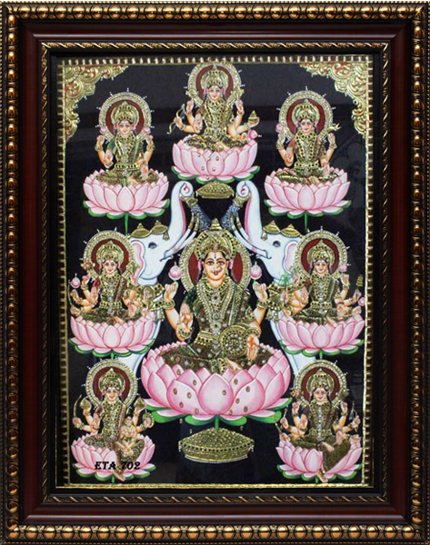 Ashtalakshmi Tanjore Painting