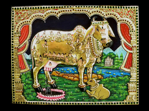 Kamadhanu Tanjore Painting