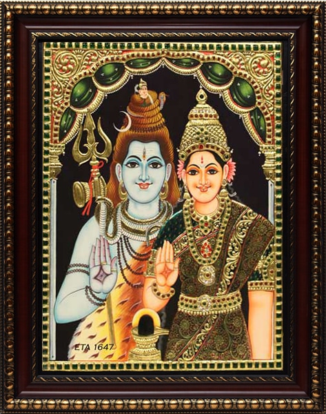 Siva Tanjore Painting