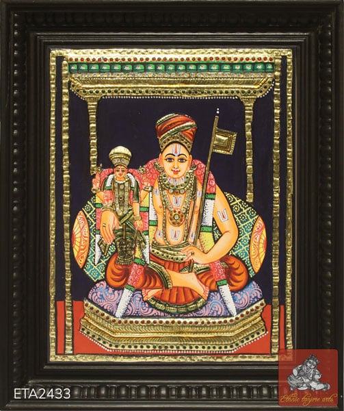Ramanujar Tanjore Painting