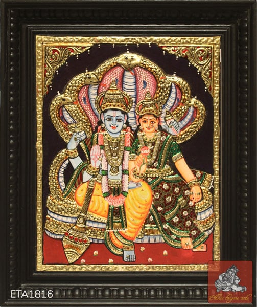 Lakshmi Narayana Tanjore Painting