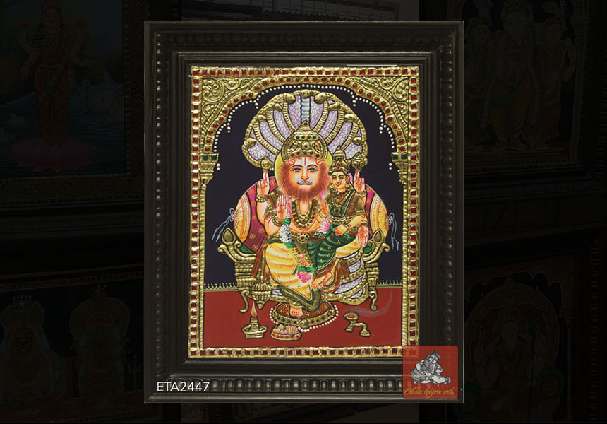 Top Selling Lord Vishnu Tanjore Paintings Online