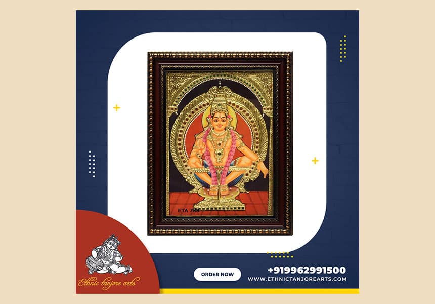 Best Lord Ayyappa Tanjore Paintings Art Collection 2022