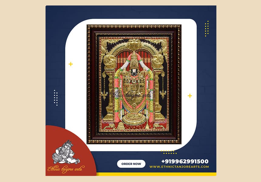 Best Lord Balaji Tanjore Paintings Art Collection 2022