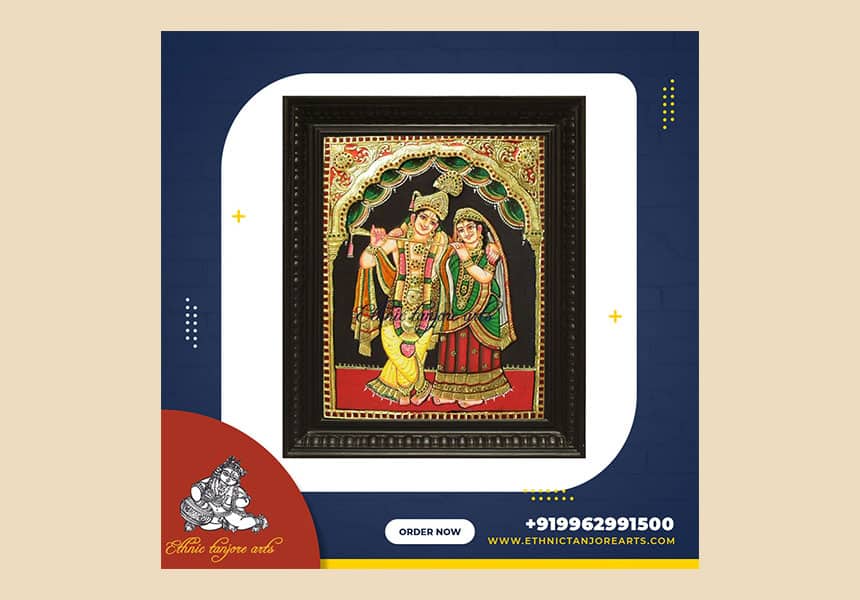 Best Lord Krishna Tanjore Paintings Art Collection 2022