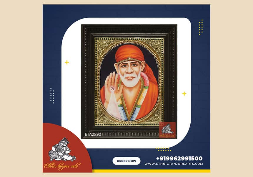 Best Sai Baba Tanjore Paintings Art Collection 2022